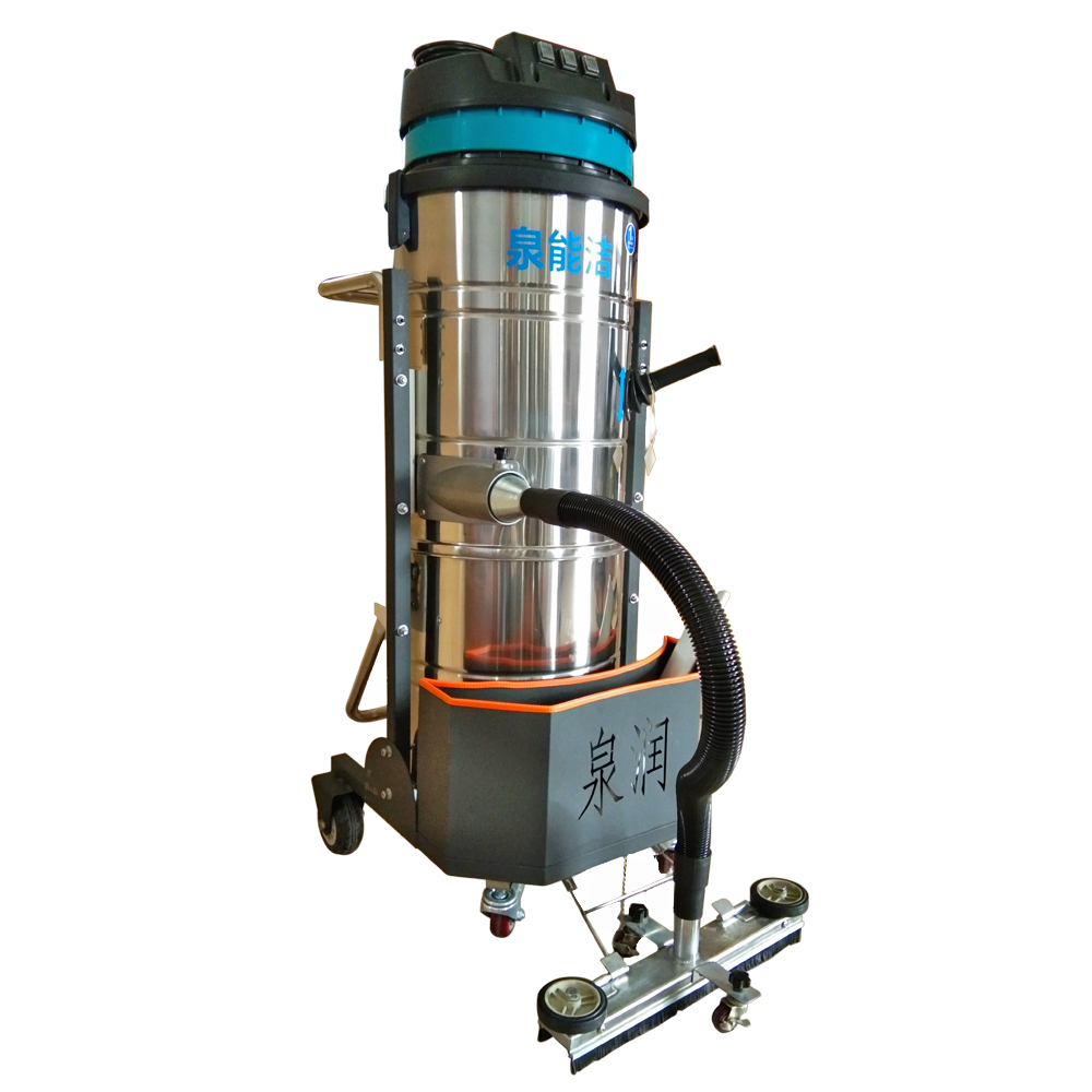 泉能洁工业吸尘器QL3000应用于车间物料回收作业
